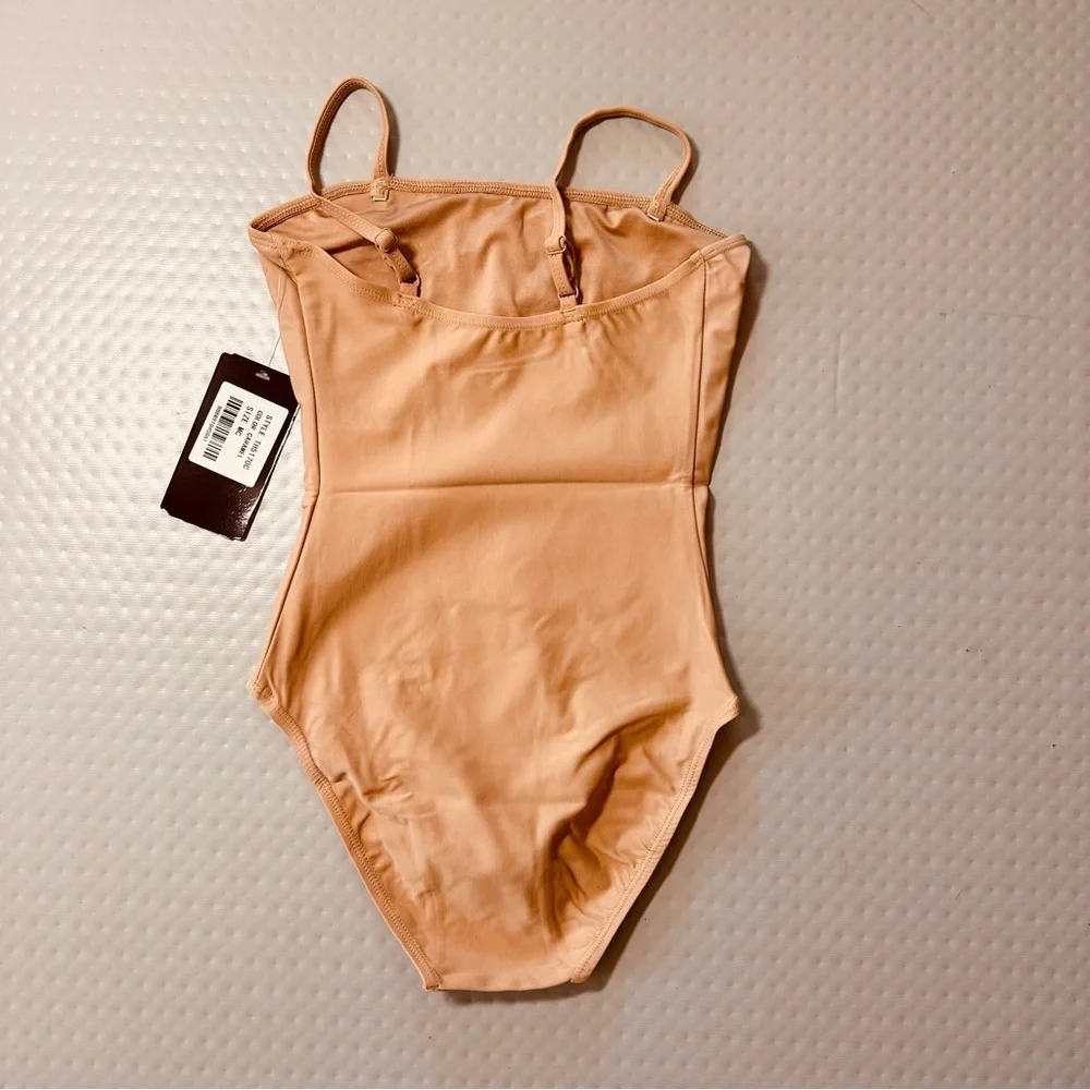 Theatricals Dancewear dance camisole Nude‎ caramel Leotard ballet NWT CM
